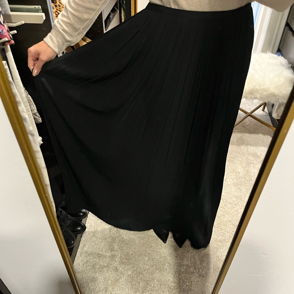 Vince Full Length Pleated Skirt